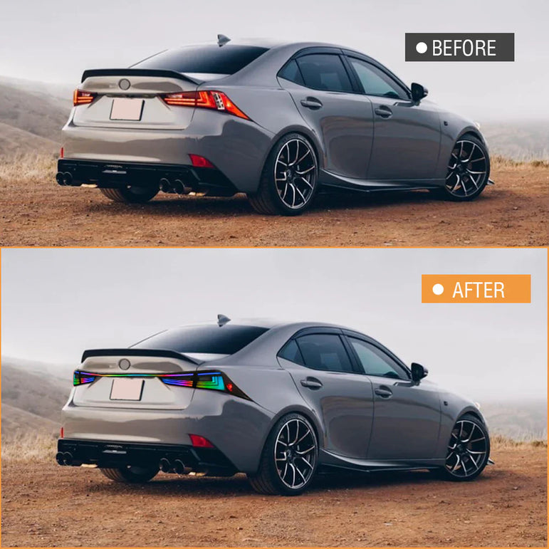 NTXGlow RGB Tail Lights 2014-2021 Lexus IS250 IS300 IS350 IS500 IS200t - JSI Racing 
