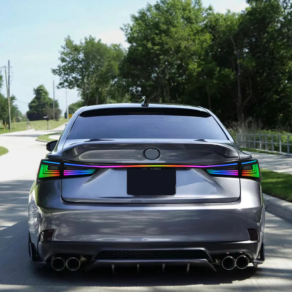 NTXGlow RGB Tail Lights 2014-2021 Lexus IS250 IS300 IS350 IS500 IS200t - JSI Racing 