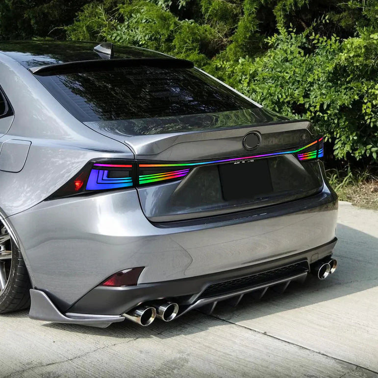 NTXGlow RGB Tail Lights 2014-2021 Lexus IS250 IS300 IS350 IS500 IS200t - JSI Racing 