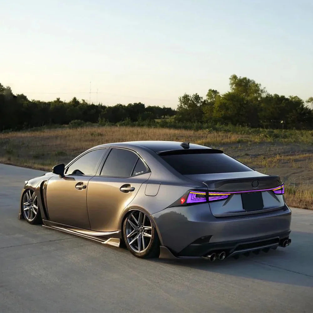 NTXGlow RGB Tail Lights 2014-2021 Lexus IS250 IS300 IS350 IS500 IS200t - JSI Racing 