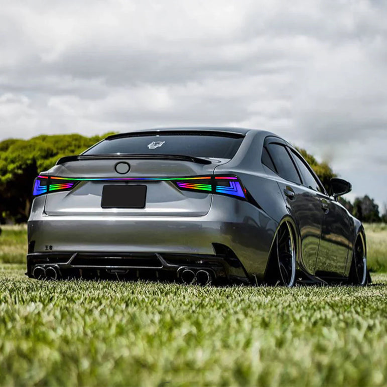 NTXGlow RGB Tail Lights 2014-2021 Lexus IS250 IS300 IS350 IS500 IS200t - JSI Racing 