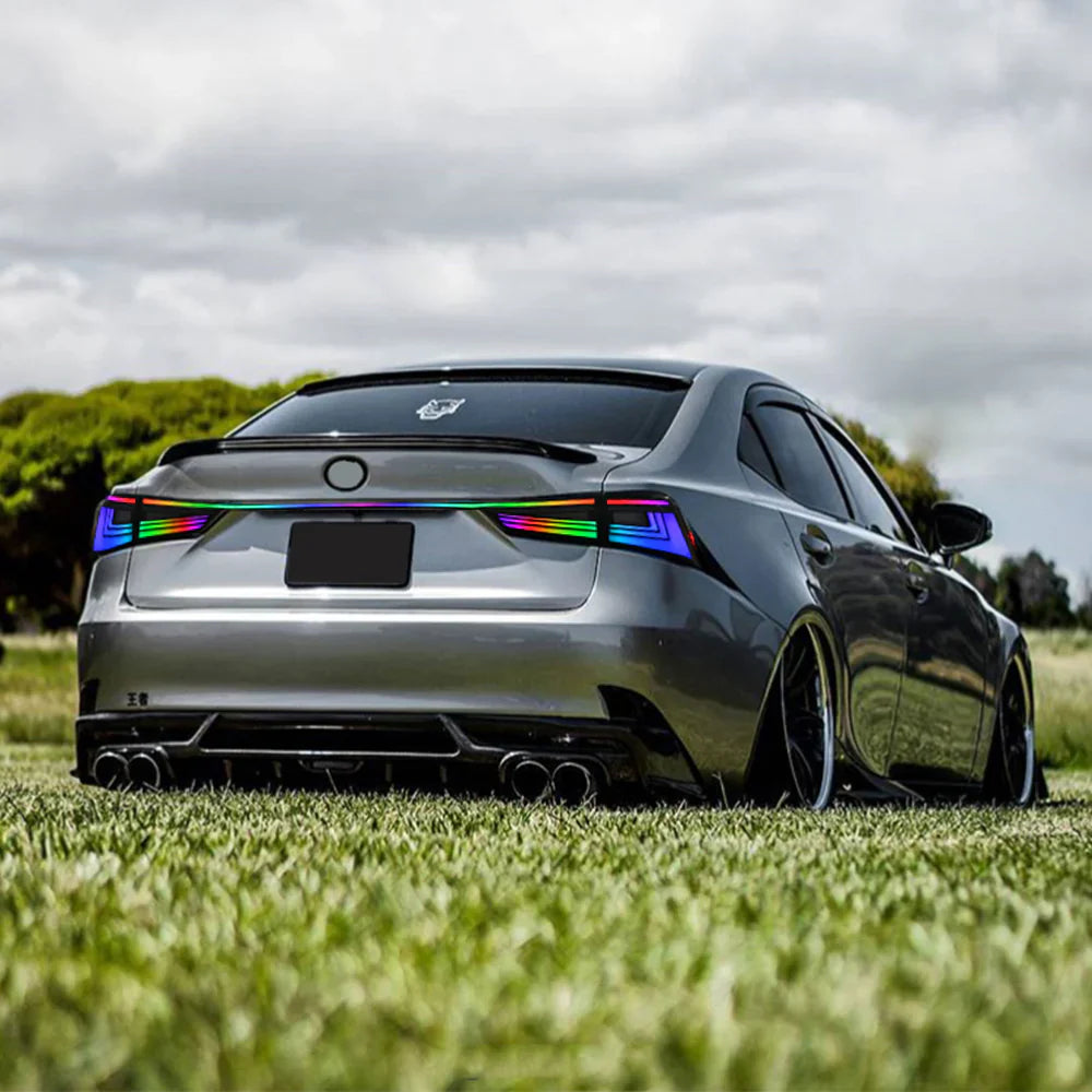NTXGlow RGB Tail Lights 2014-2021 Lexus IS250 IS300 IS350 IS500 IS200t - JSI Racing 
