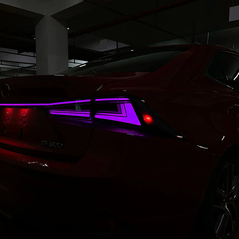 NTXGlow RGB Tail Lights 2014-2021 Lexus IS250 IS300 IS350 IS500 IS200t - JSI Racing 