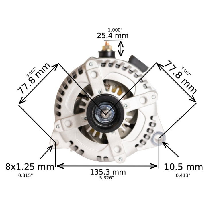 1994 Chevrolet S10 Blazer V6 3.1L High Output Alternator