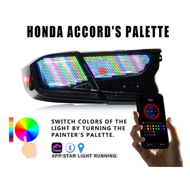 NTXGlow Matrix RGB LED Tail Lights (2018-2022 Honda Accord) - JSI Racing 