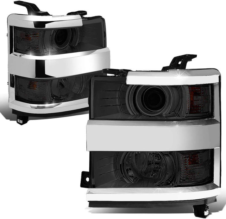 DNA Motoring HL-OH-034-CH-AM Headlight Assembly (Driver and Passenger Side) - JSI Racing 