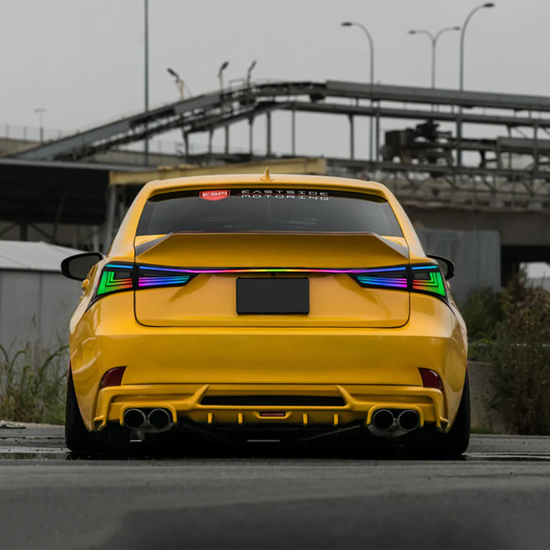 NTXGlow RGB Tail Lights 2014-2021 Lexus IS250 IS300 IS350 IS500 IS200t - JSI Racing 