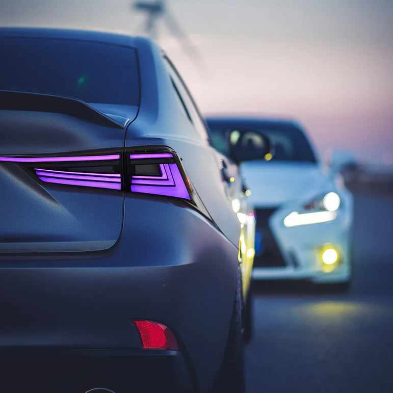 NTXGlow RGB Tail Lights 2014-2021 Lexus IS250 IS300 IS350 IS500 IS200t - JSI Racing 