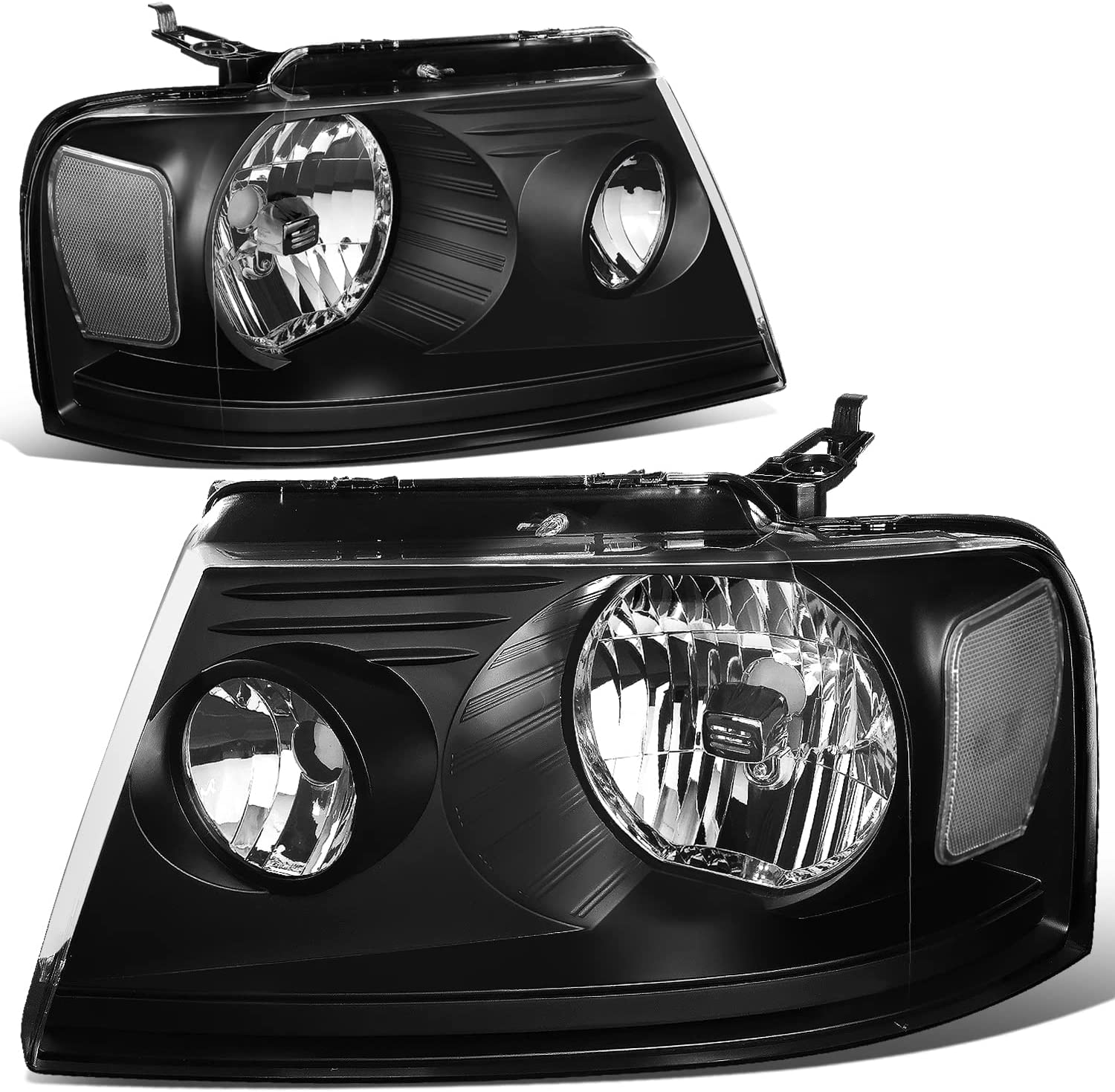 Dna Motoring Hlohf1504cham Headlight Assembly Driver And Passenger Side - JSI Racing 