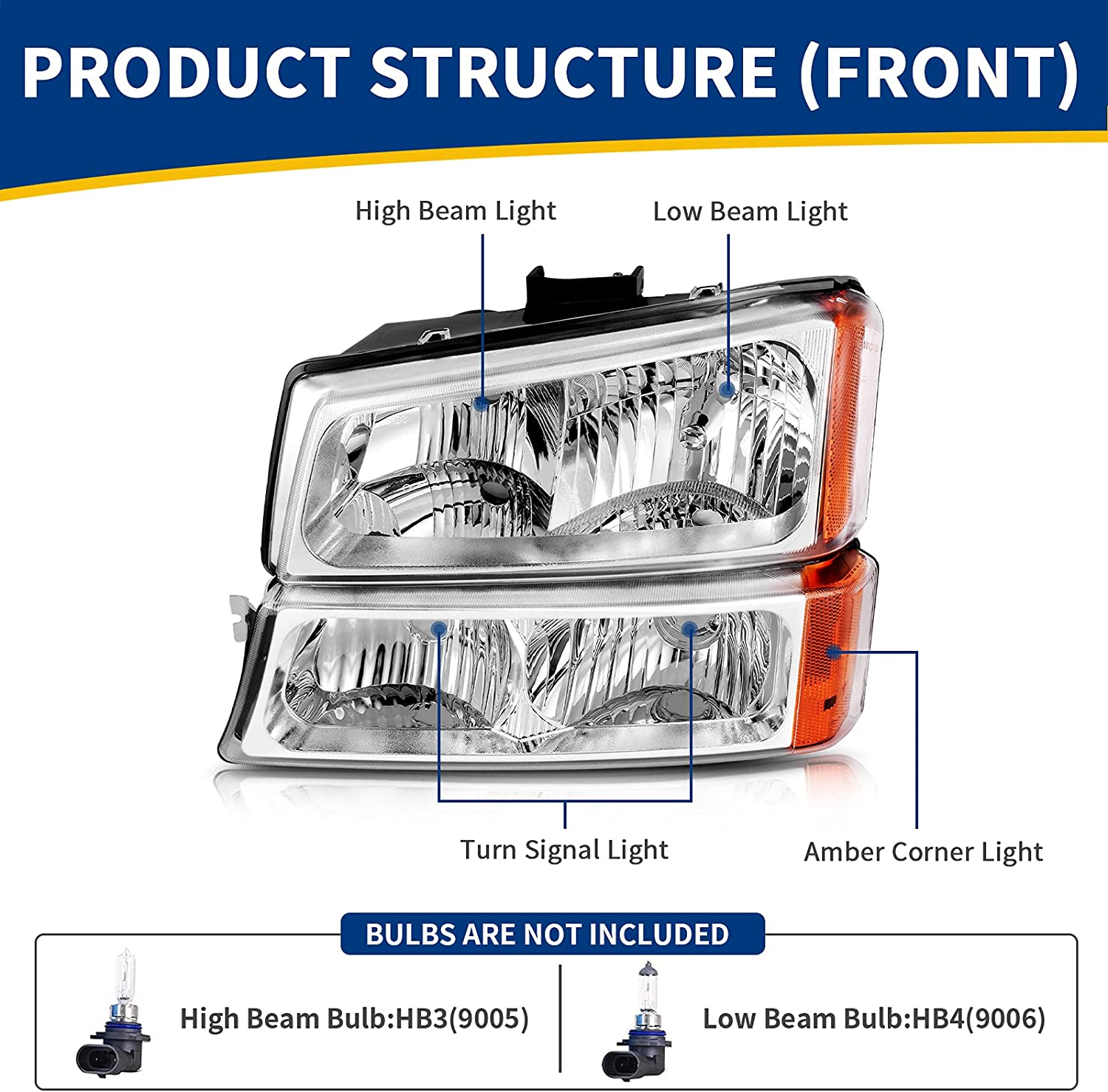 AutoSAVER88 Compatible Headlight Assembly (Not Compatible with Body Cladding Models) - JSI Racing 
