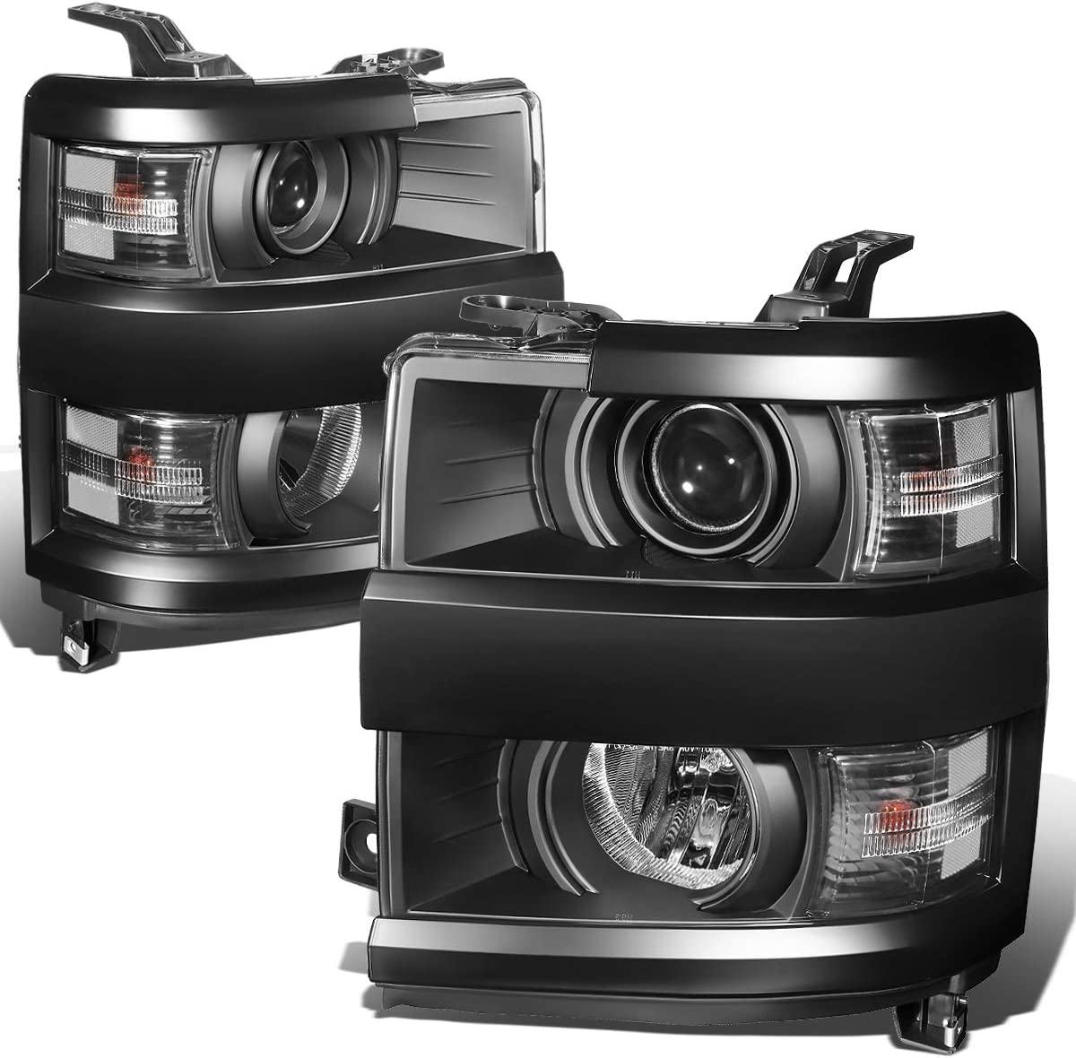 DNA Motoring HL-OH-034-CH-AM Headlight Assembly (Driver and Passenger Side) - JSI Racing 