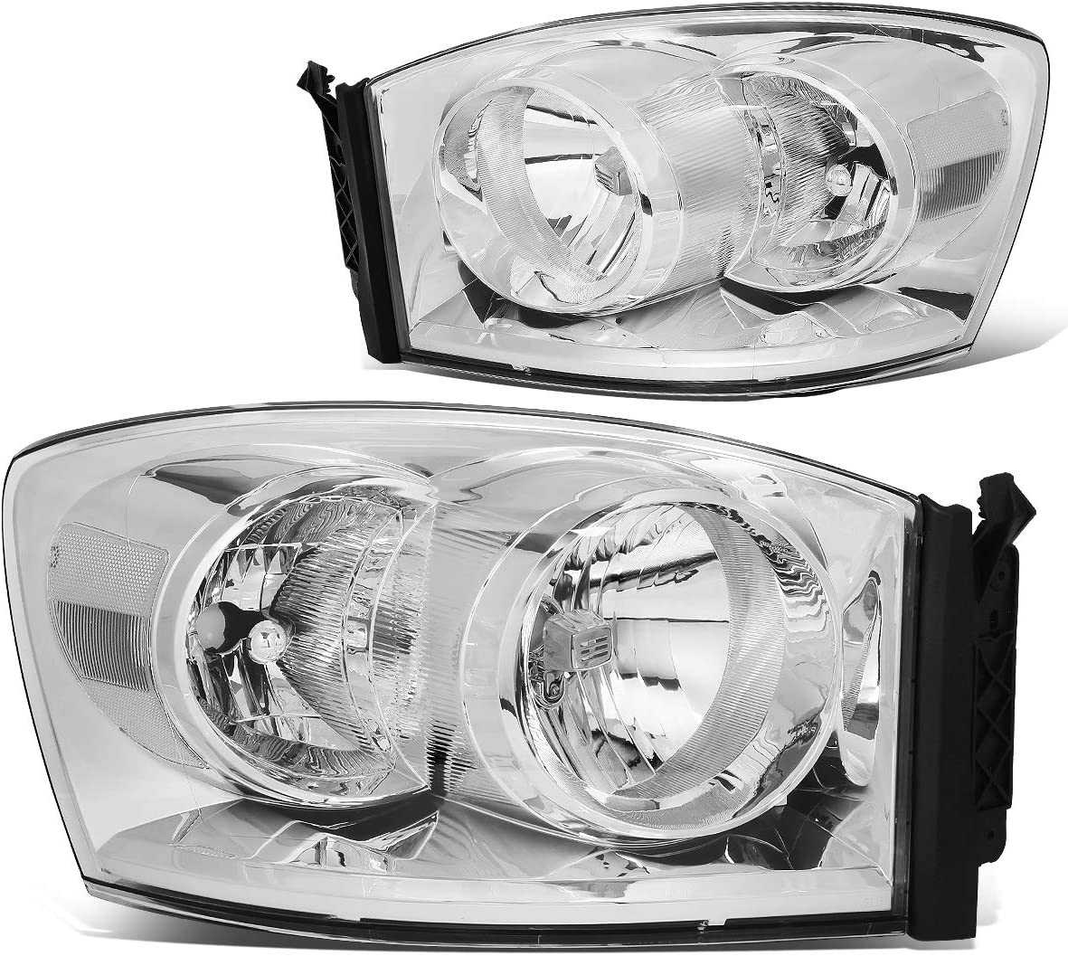 NTXGlow Factory Style Headlights (06-09 Dodge Ram 1500 2500 3500) - JSI Racing 