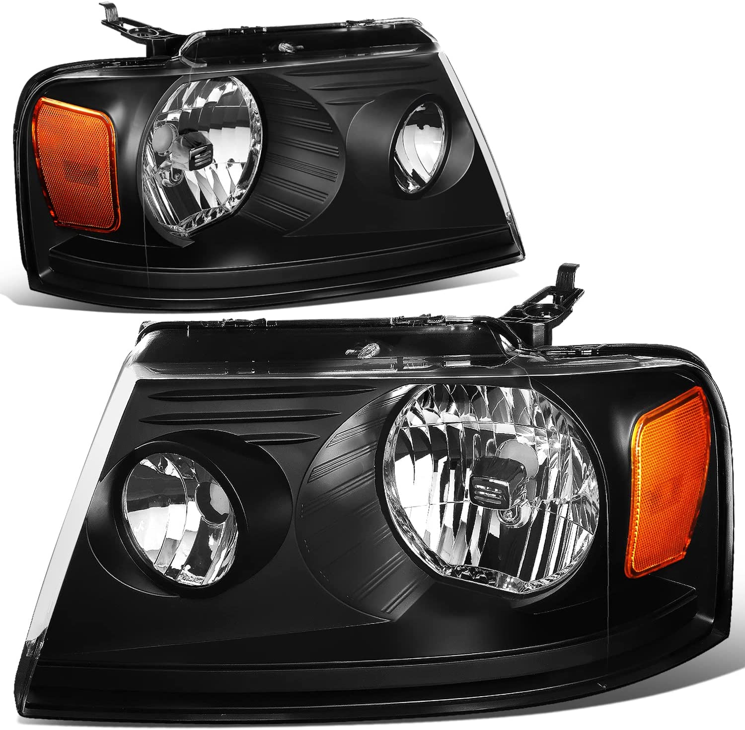 Dna Motoring Hlohf1504cham Headlight Assembly Driver And Passenger Side - JSI Racing 