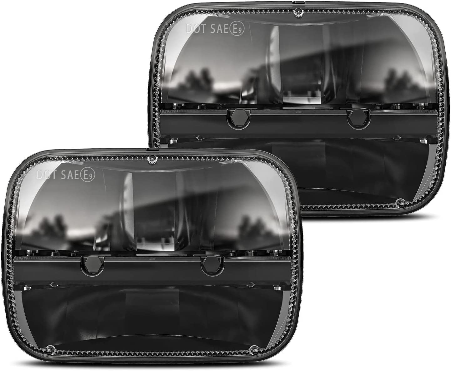 DNA MOTORING HL-OH-F1504-CH-AM Chrome Amber Headlights Replacement Compatible with 04-08 F-150/06-08 Mark LT - JSI Racing 
