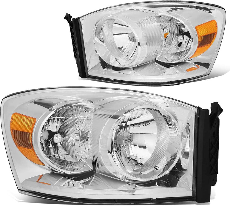 NTXGlow Factory Style Headlights (06-09 Dodge Ram 1500 2500 3500) - JSI Racing 