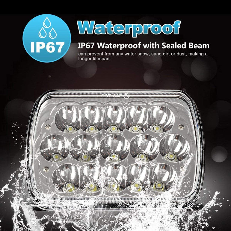 5x7 7x6 Rectangle Headlights - JSI Racing 