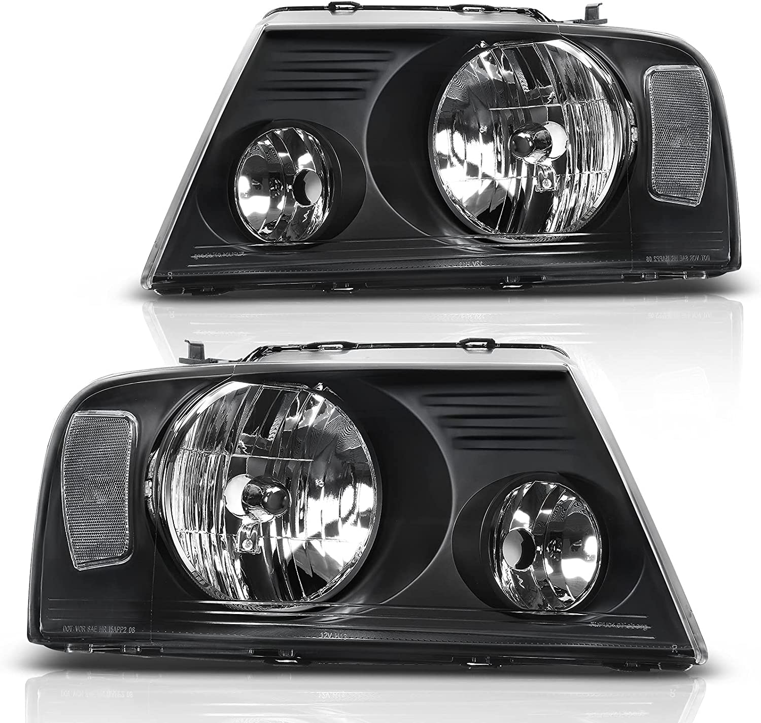2004-2008 Ford F150 Reflector Headlights - JSI Racing 