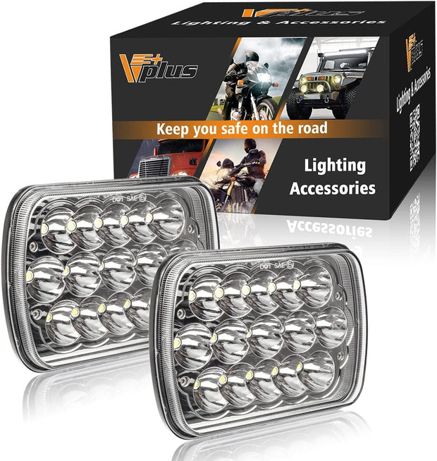 5x7 7x6 Rectangle Headlights - JSI Racing 