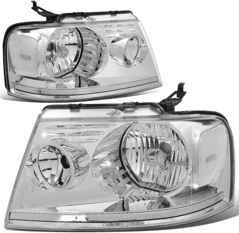Dna Motoring Hlohf1504cham Headlight Assembly Driver And Passenger Side - JSI Racing 