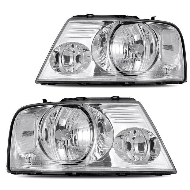 2004-2008 Ford F150 Headlights Chrome Housing Reflector - JSI Racing 