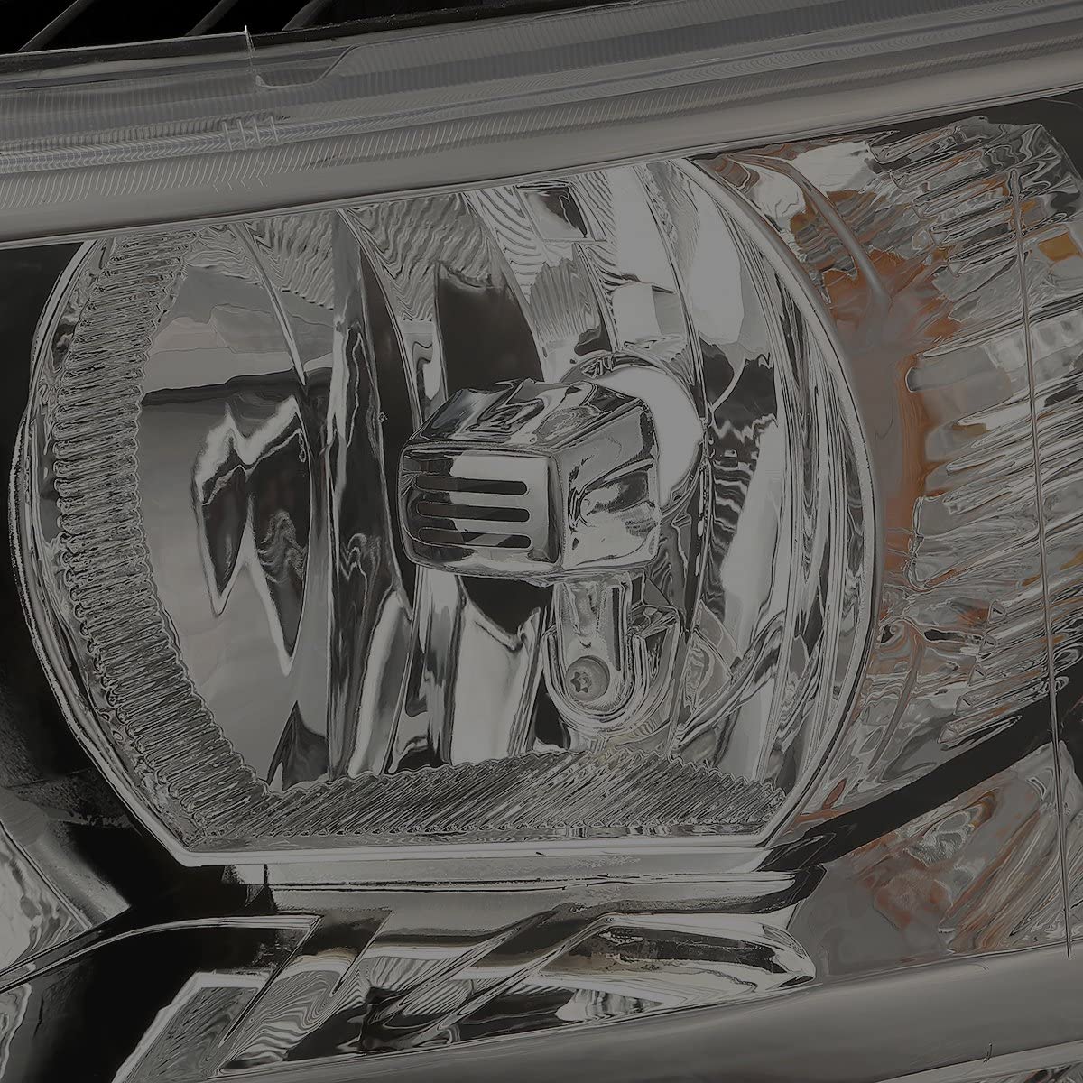 Dna Motoring Hlohcsil07smam Smoke Lens Amber Headlights Compatible With 0713 Silverado 1500 - JSI Racing 