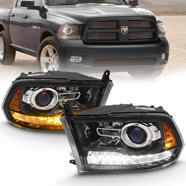 Amerilite LED Headlight Bulb Drl Directional For Dodge Ram 1500 2500 3500 Passenger And Driver Side - JSI Racing 