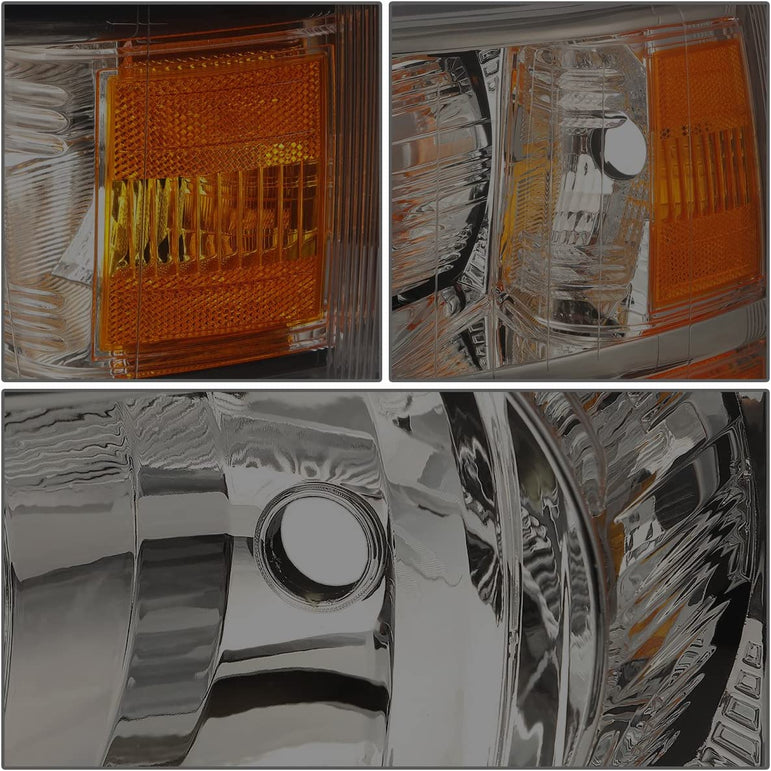 Dna Motoring Hlohcsil07smam Smoke Lens Amber Headlights Compatible With 0713 Silverado 1500 - JSI Racing 