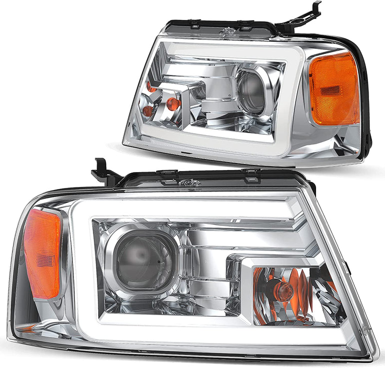 2004-2008 Ford F150 Drl Chrome Housings - JSI Racing 