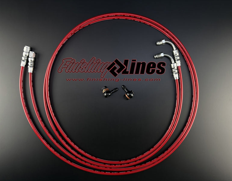 Finishing Lines 8th/9th Gen Civic Turbo Brake Line Relocation Kit - JSI Racing 