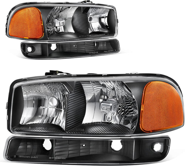 AmeriLite 2013-2015 Altima 4Dr Sedan Replacement Headlights Pair Halogen Type - Driver and Passenger Side - JSI Racing 