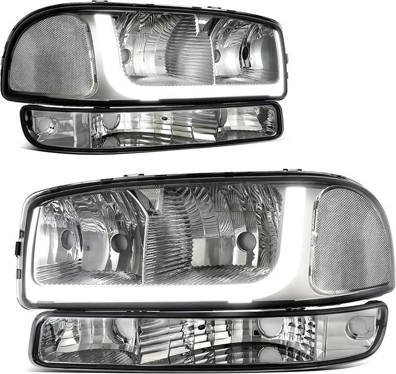 AmeriLite 2013-2015 Altima 4Dr Sedan Replacement Headlights Pair Halogen Type - Driver and Passenger Side - JSI Racing 
