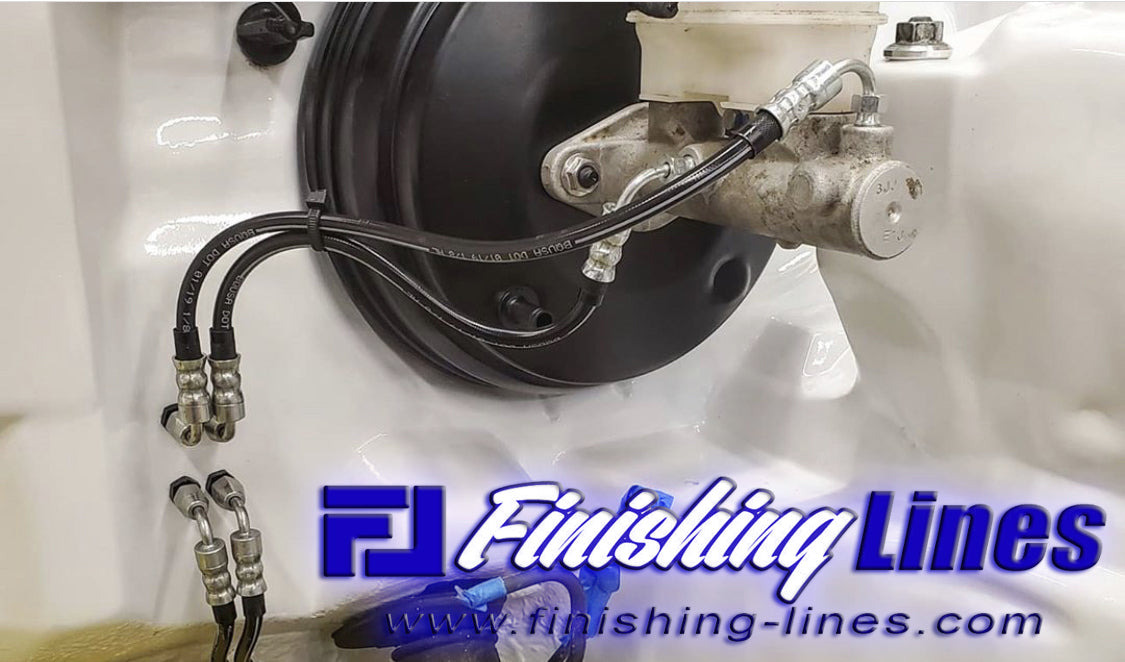 Finishing Lines DC Integra Full Tuck Brake Line Kit – Stock Master Cylinder (94–01) - JSI Racing 