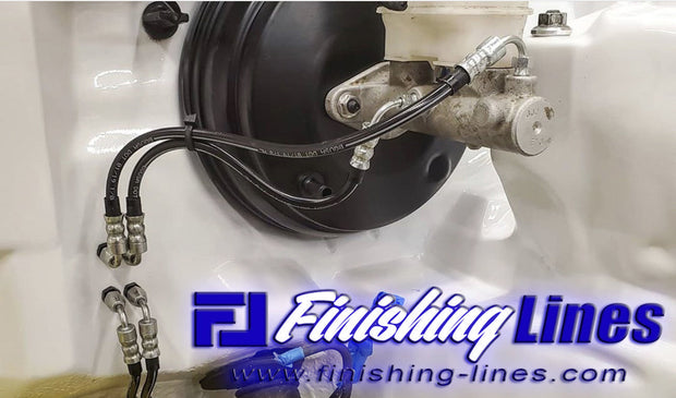 Finishing Lines DC Integra Full Tuck Brake Line Kit – Stock Master Cylinder (94–01) - JSI Racing 