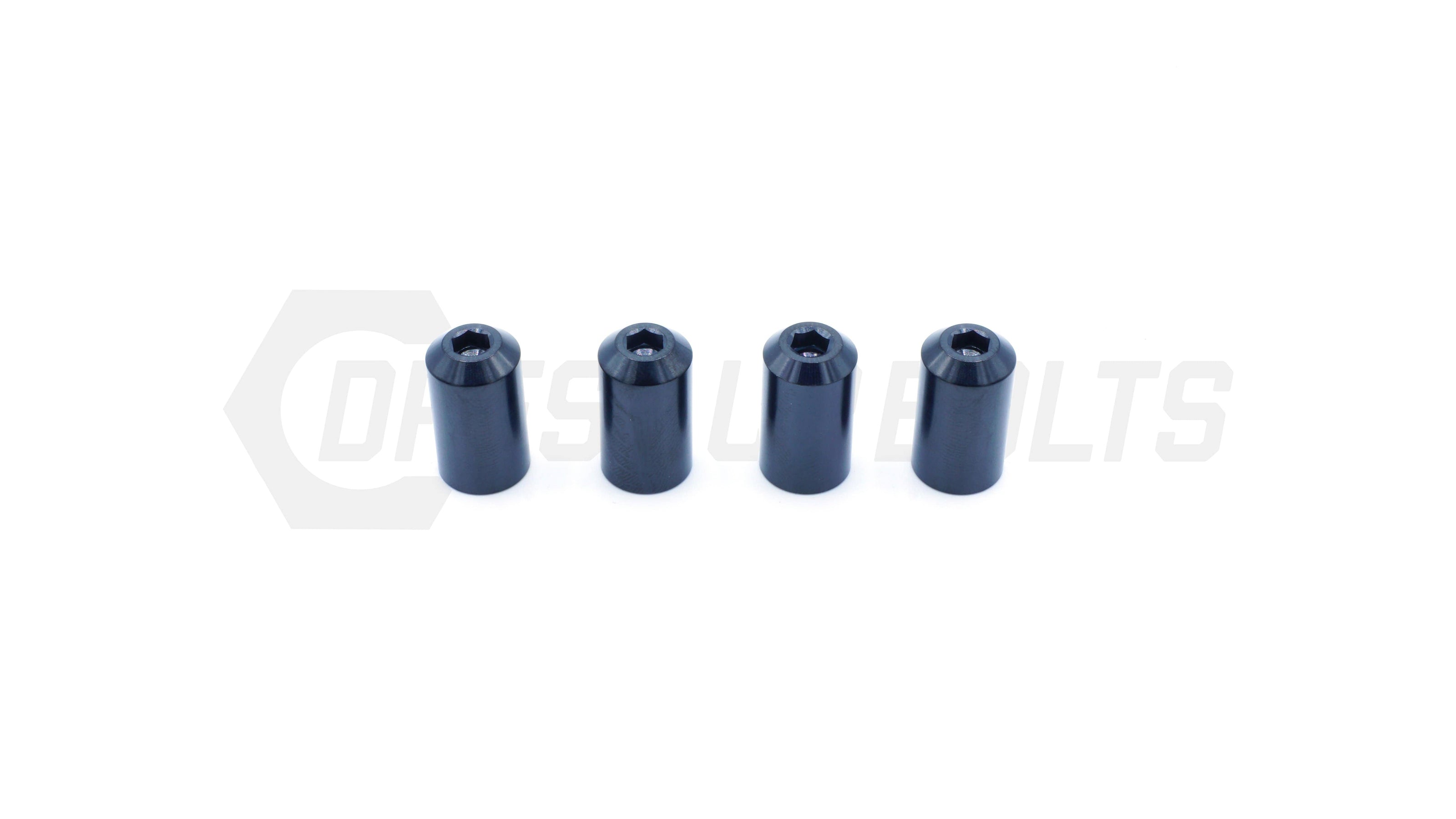 Dress Up Bolts Bullet Titanium Valve Stem Caps - Set of 4 - JSI Racing 