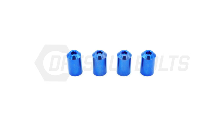 Dress Up Bolts Bullet Titanium Valve Stem Caps - Set of 4 - JSI Racing 