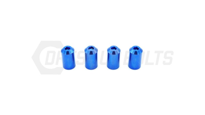 Dress Up Bolts Bullet Titanium Valve Stem Caps - Set of 4 - JSI Racing 