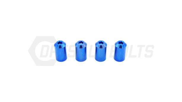 Dress Up Bolts Bullet Titanium Valve Stem Caps - Set of 4 - JSI Racing 