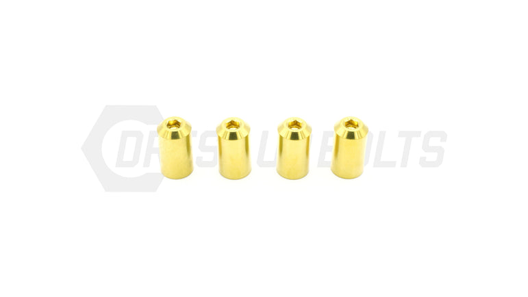 Dress Up Bolts Bullet Titanium Valve Stem Caps - Set of 4 - JSI Racing 