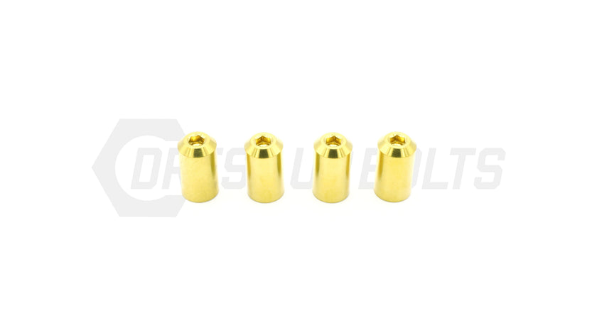Dress Up Bolts Bullet Titanium Valve Stem Caps - Set of 4 - JSI Racing 