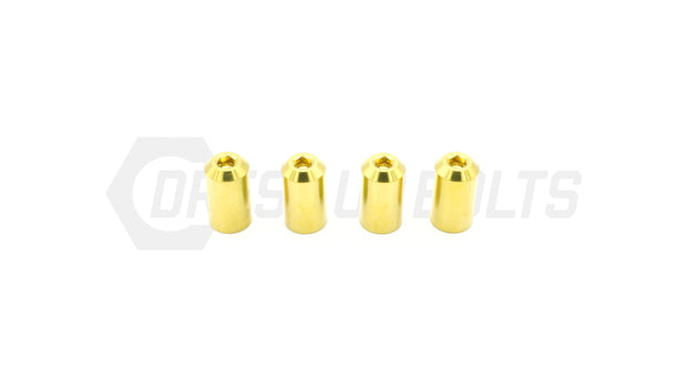 Dress Up Bolts Bullet Titanium Valve Stem Caps - Set of 4 - JSI Racing 