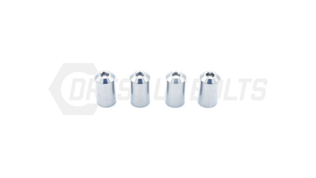 Dress Up Bolts Bullet Titanium Valve Stem Caps - Set of 4 - JSI Racing 