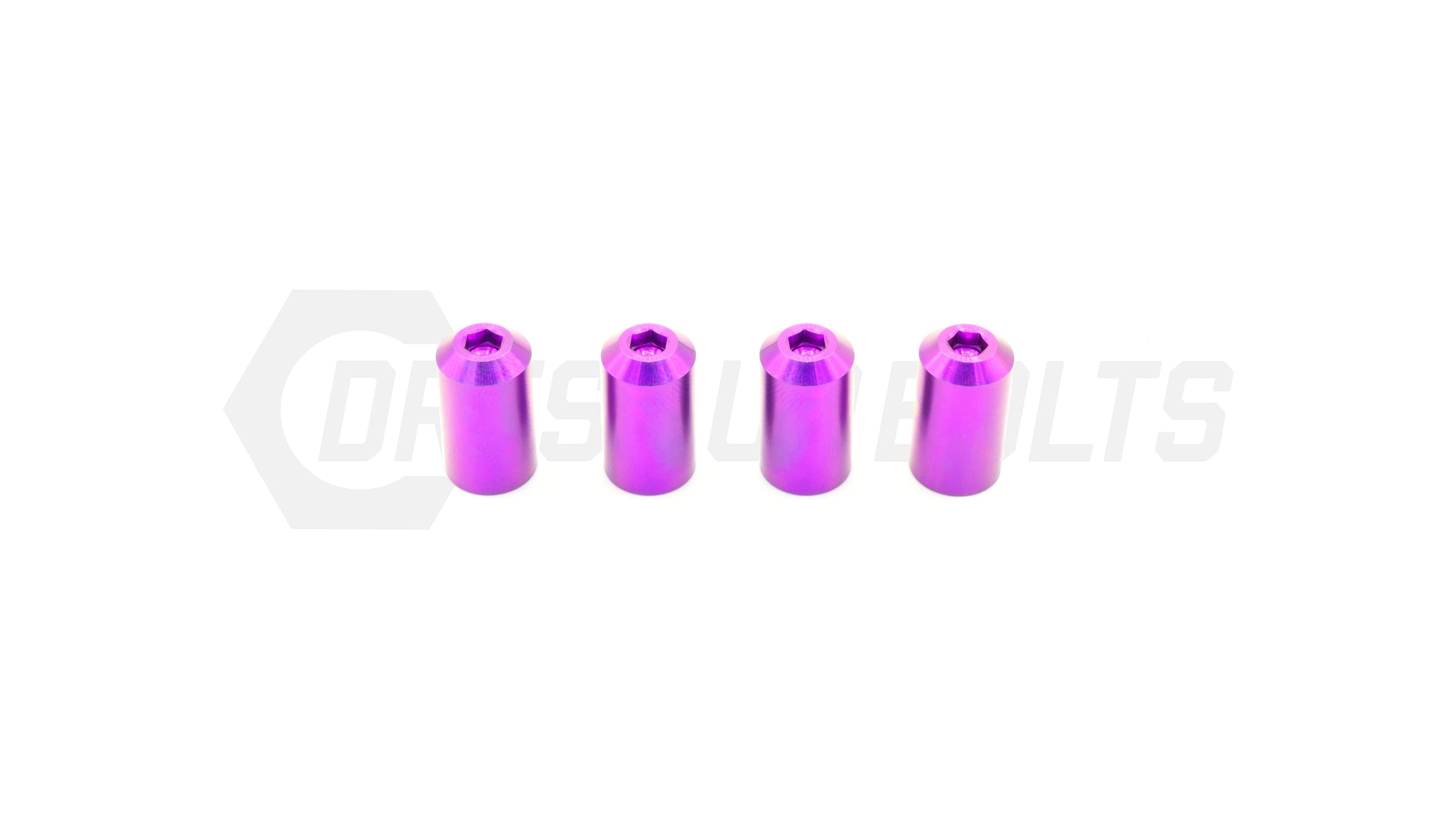 Dress Up Bolts Bullet Titanium Valve Stem Caps - Set of 4 - JSI Racing 