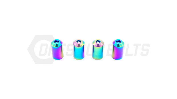Dress Up Bolts Bullet Titanium Valve Stem Caps - Set of 4 - JSI Racing 