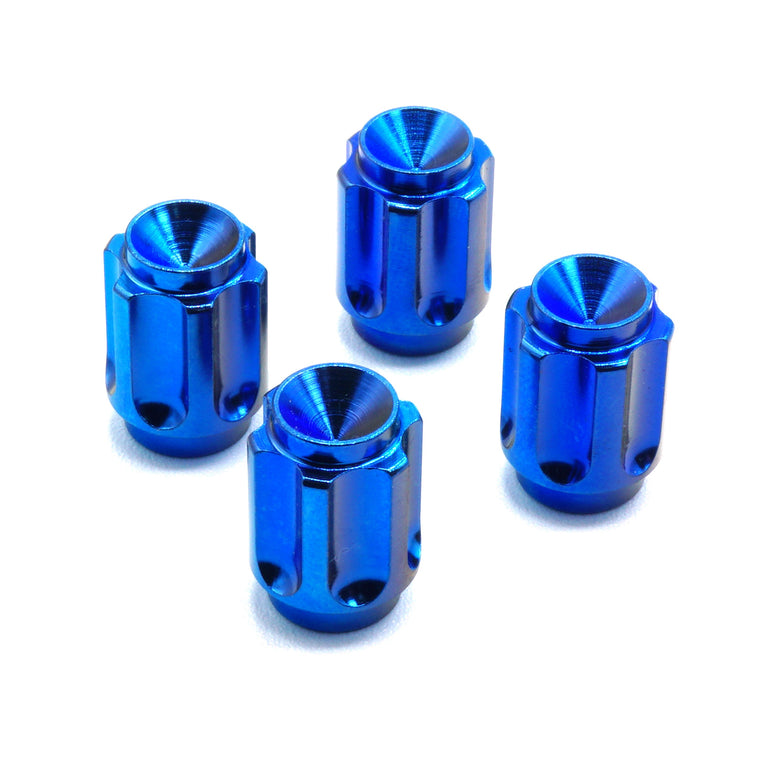 Dress Up Bolts Gear Titanium Valve Stem Caps - Set of 4 - JSI Racing 