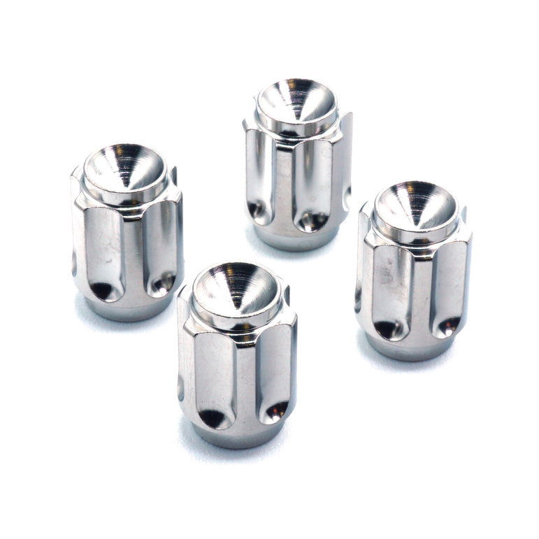 Dress Up Bolts Gear Titanium Valve Stem Caps - Set of 4 - JSI Racing 