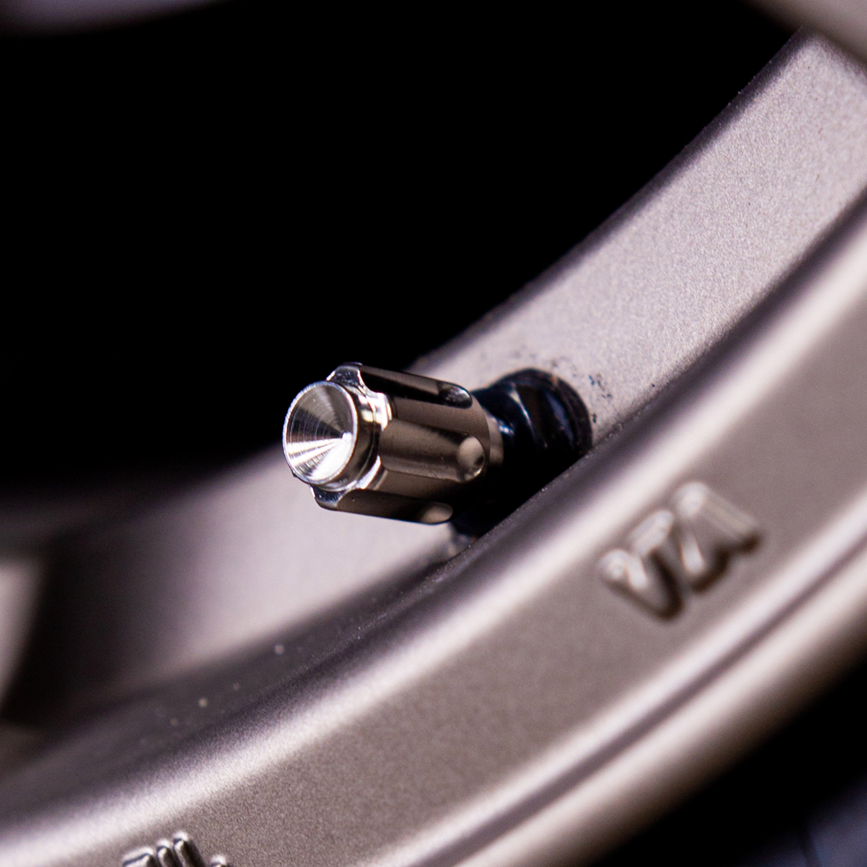 Titanium Gear Valve Stem Cap - JSI Racing 