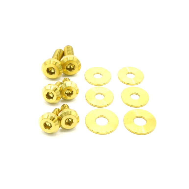 Titanium Hardware Kit - Verus Engineering Turbo Heat Shield (Toyota Supra MKV) - JSI Racing 