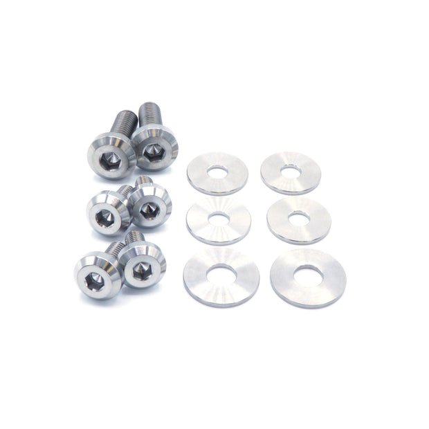 Titanium Hardware Kit - Verus Engineering Turbo Heat Shield (Toyota Supra MKV) - JSI Racing 