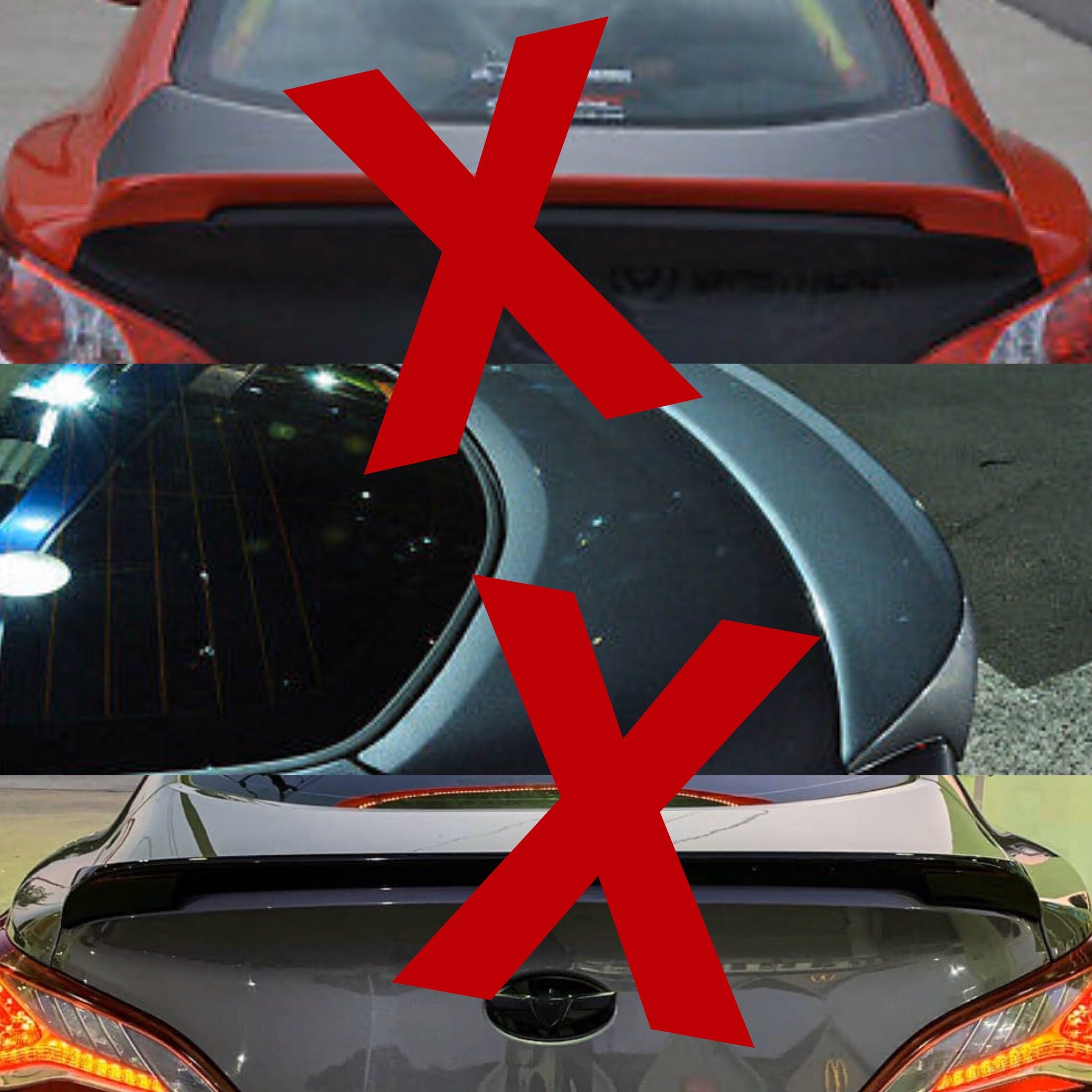 NTXGlow Wicker Bill Spoiler (2010-2016 Genesis Coupe) - JSI Racing 