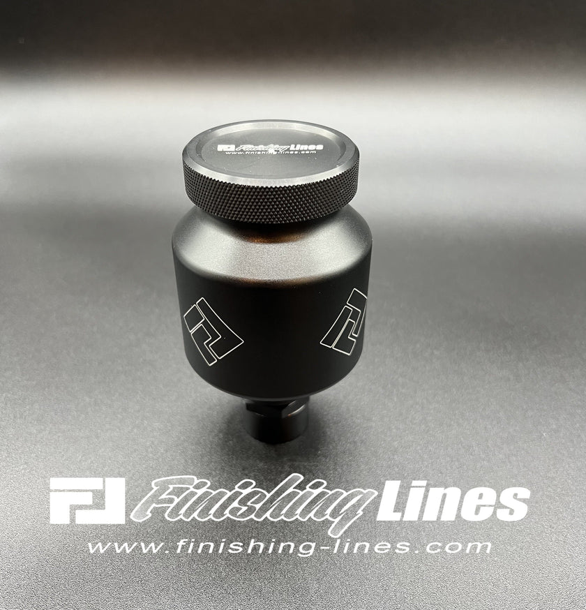 Finishing Lines Black Billet Reservoir Kit – Wilwood Master Cylinder - JSI Racing 